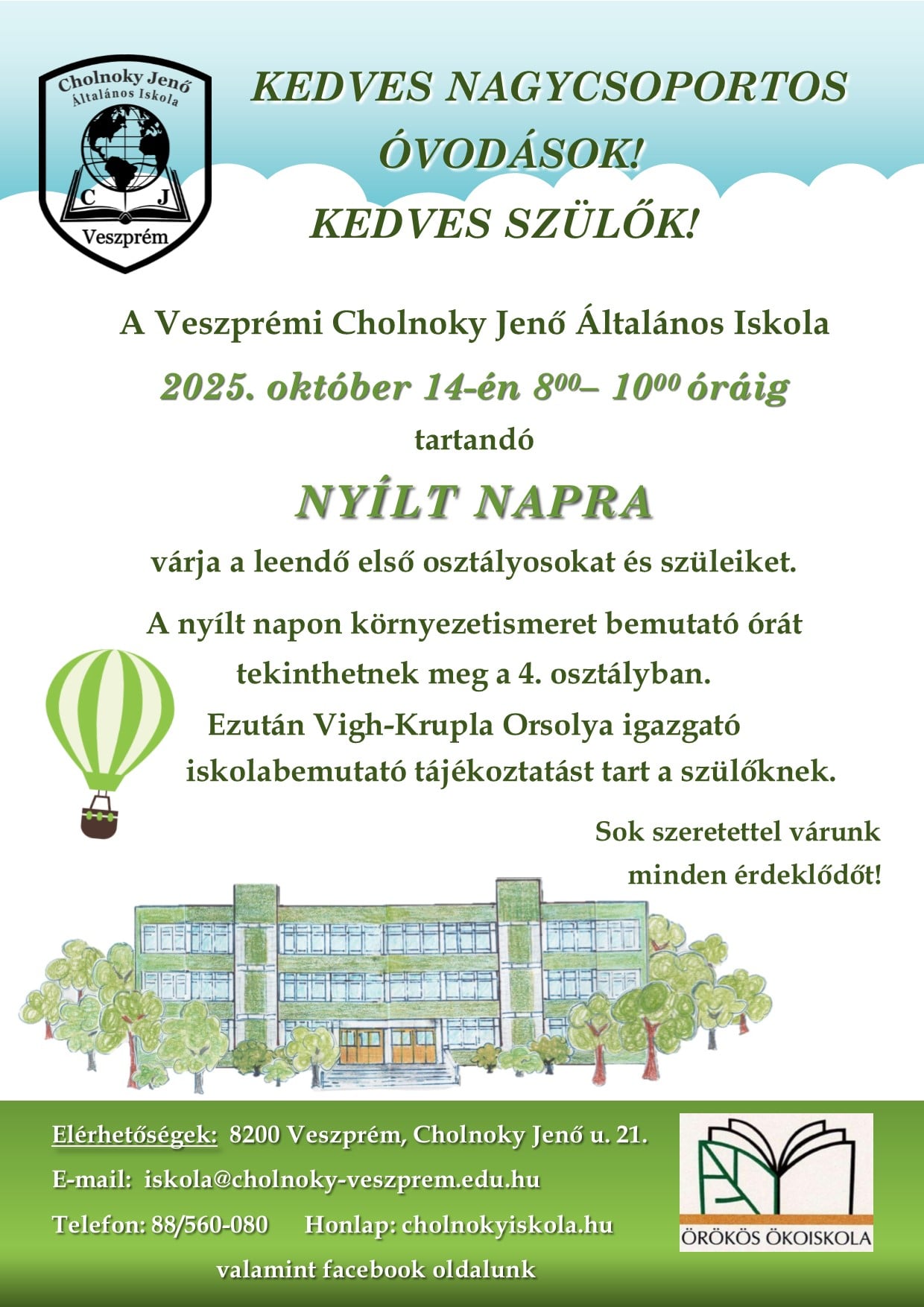 Nyílt nap az iskolában